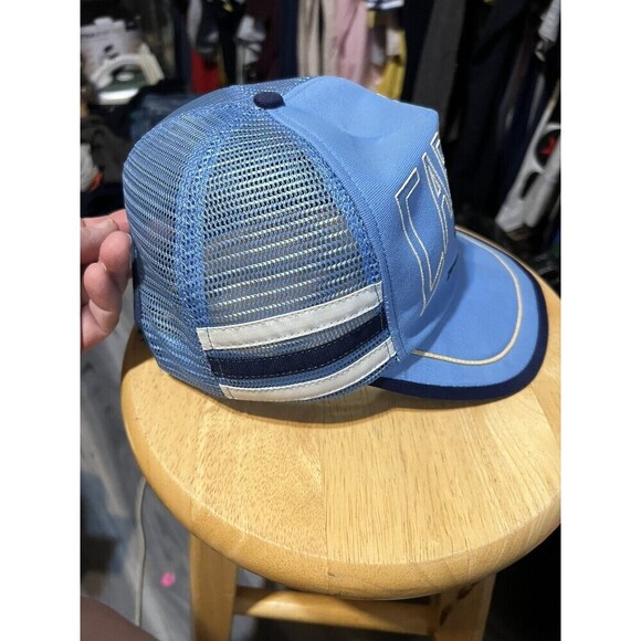 Vintage Carolina Tarheels Three Strip SnapBack Hat - Picture 4 of 7